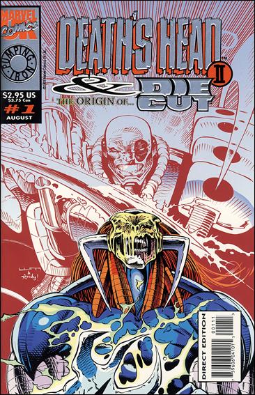Death's Head II & the Origin of Die-Cut (UK) issue 1 Embossed Foil Cover