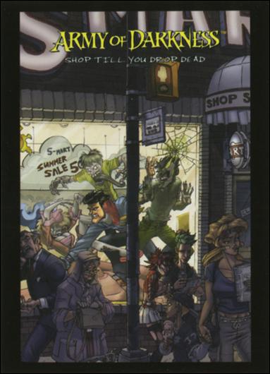 Army of Darkness (Base Set) card 62 AOD STYDD #1 Cover by Artist Nick Bradshaw