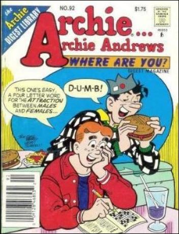Archie…Archie Andrews, Where Are You Comics Digest Magazine issue 92