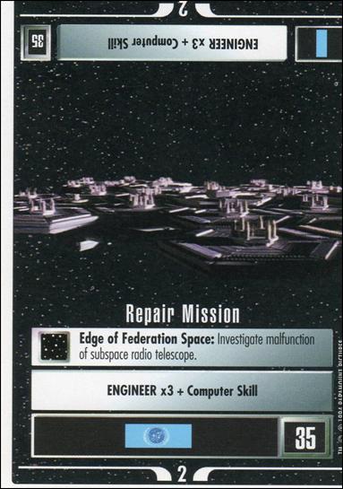 Star Trek: Premiere Unlimited (Base Set) card 181 Repair Mission 