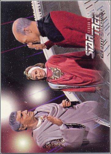 Star Trek: The Next Generation - The Episode Collection Season Three (Base Set) card 207 Mission Chronology - Card C