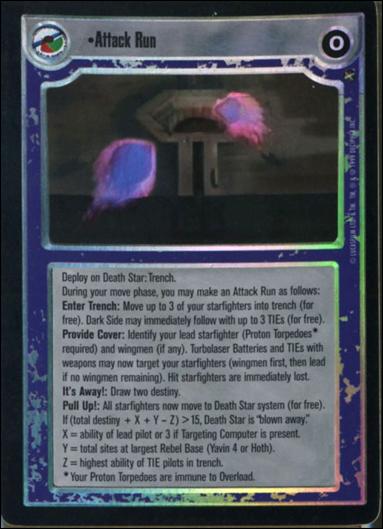 Star Wars: Reflections: A Collector's Bounty (Base Set) card 95 Attack Run