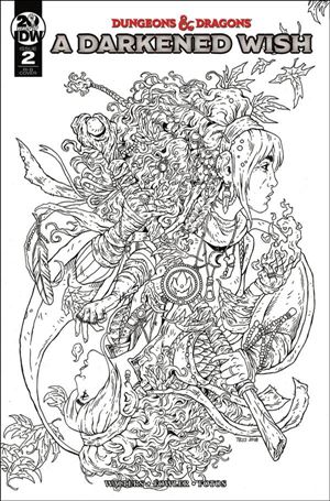 Dungeons & Dragons: A Darkened Wish issue 2-D Tess Fowler 1:25 Black & White Cover