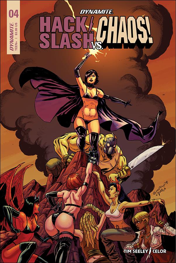 Hack/Slash vs Chaos issue 4 Tim Seeley Cover