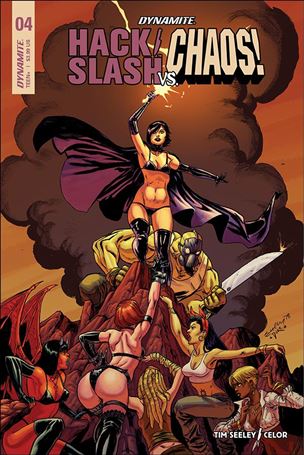 Hack/Slash vs Chaos issue 4 Tim Seeley Cover