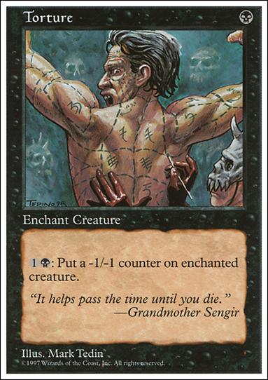 Magic the Gathering: 5th Edition (Base Set) card 198 Torture