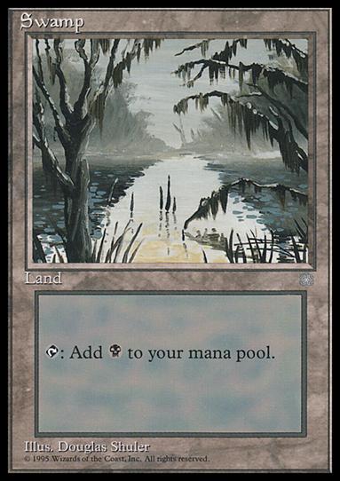 Magic the Gathering: Ice Age (Base Set) card 368-C Swamp