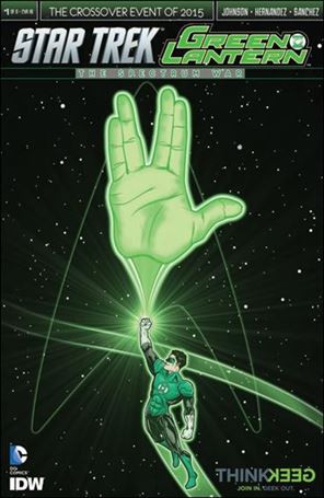 Star Trek/Green Lantern (2015) issue 1-OO John Midgley ThinkGeek Cover