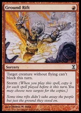 Magic the Gathering: Time Spiral (Base Set) card 162 Ground Rift