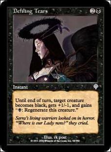 Magic the Gathering: Invasion (Base Set) card 99 Defiling Tears
