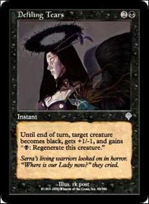 Magic the Gathering: Invasion (Base Set) card 99 Defiling Tears