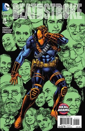 Deathstroke (2014) issue 15-B Neal Adams Cover