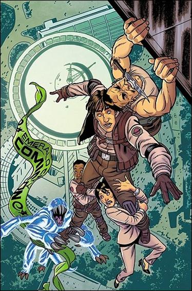 Aliens vs Parker issue 1-C Joe Quinones Emerald City Comicon Cover
