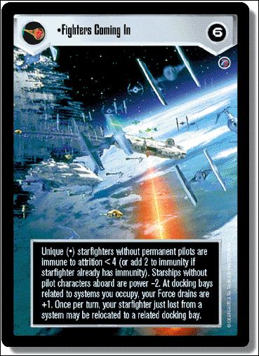 Star Wars: Death Star II Limited (Base Set) card 3 Fighters Coming In