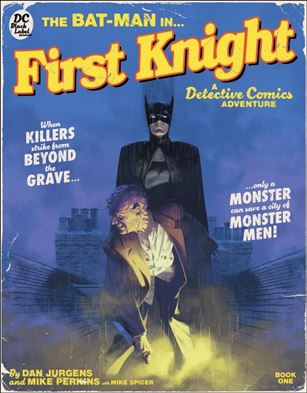 Bat-Man: First Knight issue 1-C Marc Aspinall Pulp Novel Cover