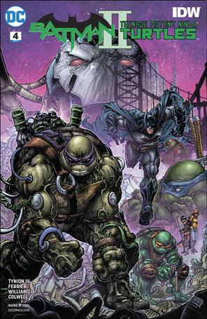 Batman/Teenage Mutant Ninja Turtles II issue 4 Freddie Williams II Cover