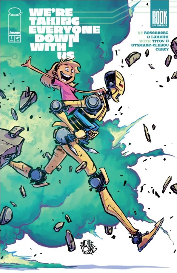 We're Taking Everyone Down with Us issue 1-H Skottie Young Webstore Cardstock Cover
