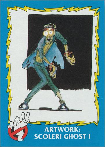 Ghostbusters II (Base Set) card 86 Artwork: Scoleri Ghost 1