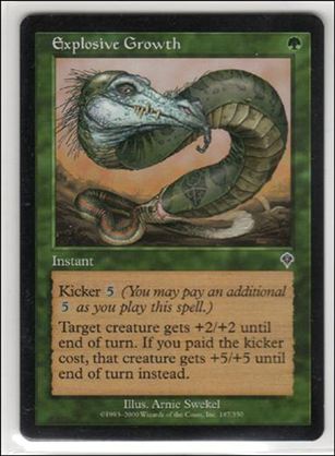 Magic the Gathering: Invasion (Base Set) card 187 Explosive Growth