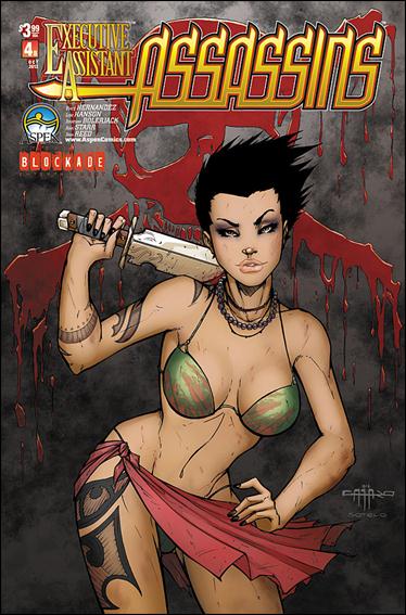Executive Assistant: Assassins issue 4-B Giuseppe Cafaro Cover