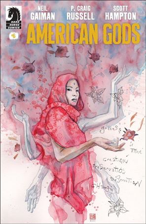 American Gods issue 6-B David Mack Cover