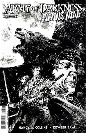 Army of Darkness: Furious Road issue 3-B Gabriel Hardman 1:10 B&W Cover