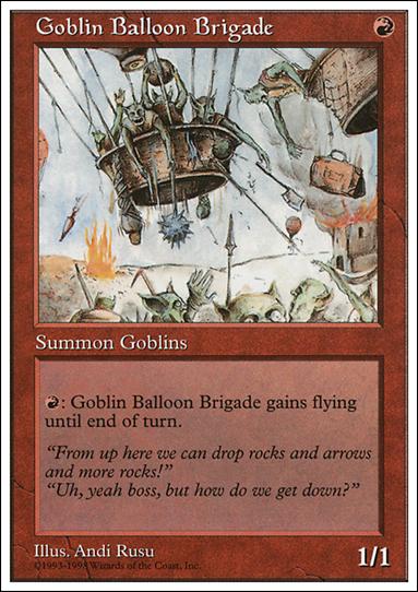 Magic the Gathering: Anthologies (Base Set) card 30 Goblin Balloon Brigade