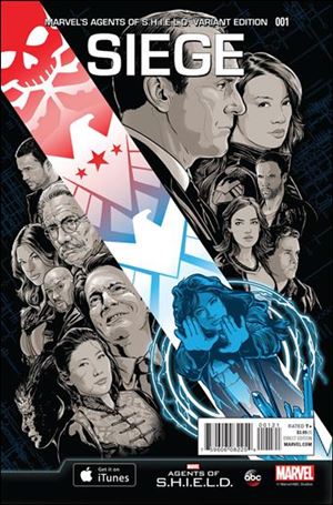 Siege (2015) issue 1-C Joshua Budich 1:15 Marvel's Agents of SHIELD Cover