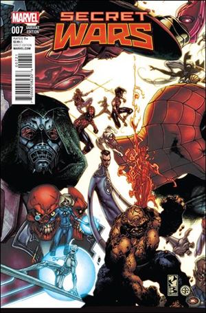 Secret Wars issue 7-B Simone Bianchi 1:20 Connecting Cover