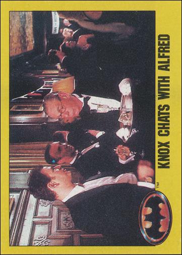 Batman: Series 2 (Base Set) card 181 Knox Chats with Alfred