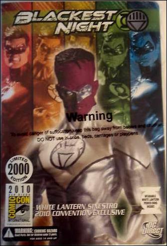 Blackest Night (Exclusives) figure 7-C White Lantern Sinestro (SDCC) 1/2000