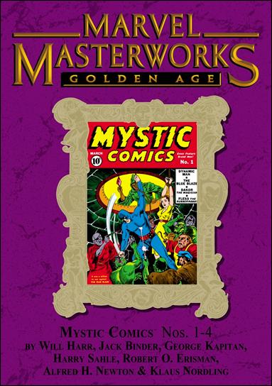 Marvel Masterworks: Golden Age Mystic Comics issue 1-B Marble Dust Jacket Vol 154