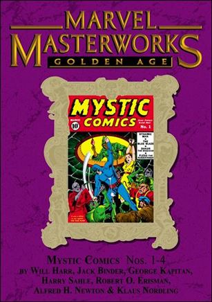 Marvel Masterworks: Golden Age Mystic Comics issue 1-B Marble Dust Jacket Vol 154