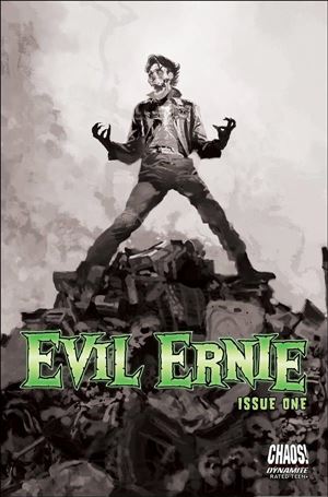 Evil Ernie (2021) issue 1-K Arthur Suydam 1:20 Black & White Cover