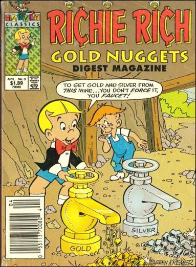 Richie Rich Gold Nuggets Digest Magazine issue 3
