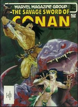 Savage Sword of Conan the Barbarian (Base Set) card 40 Cover Issue #98