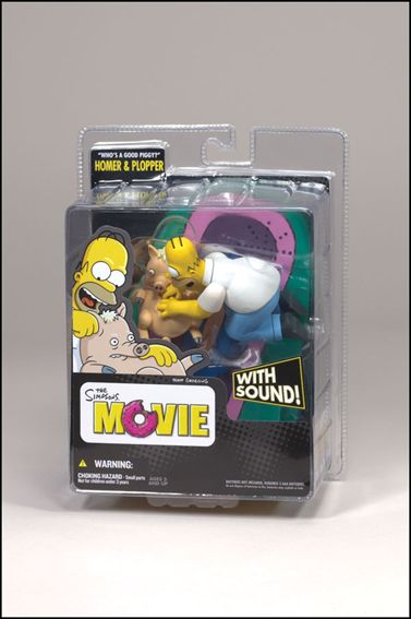 Simpsons Movie figure 5 Homer & Plopper (Who's a Good Piggy?)