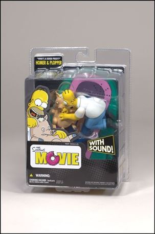 Simpsons Movie figure 5 Homer & Plopper (Who's a Good Piggy?)