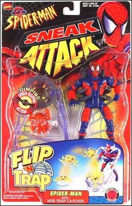 Spider-Man: Sneak Attack (Flip 'n Trap) figure 4 Spider-Man with Web Trap Catcher