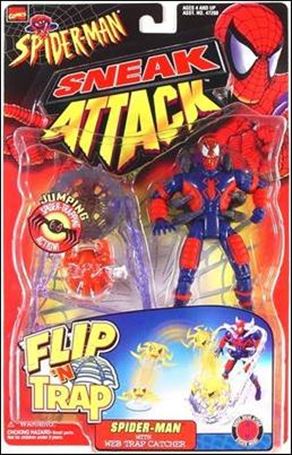 Spider-Man: Sneak Attack (Flip 'n Trap) figure 4 Spider-Man with Web Trap Catcher