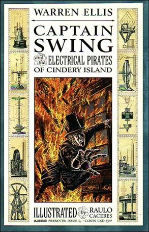 Captain Swing and the Electrical Pirates of Cindery Island issue 3 Standard Cover