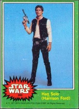 Star Wars: Series 4 (Base Set) card 260 Han Solo (Harrison Ford)