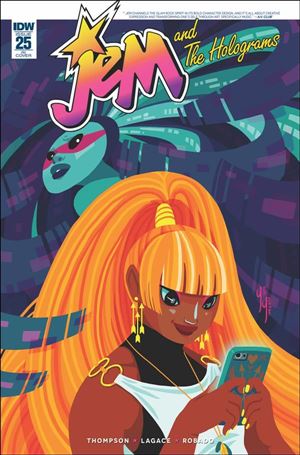 Jem and the Holograms issue 25-C Gisele Lagace 1:10 Cover