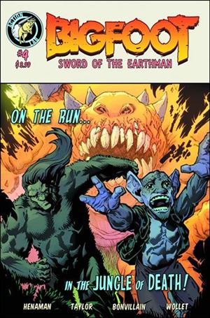 Bigfoot: Sword of the Earthman (2015) issue 4 Andy Taylor Cover