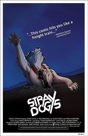 Stray Dogs issue 2-D Third Printing Cover