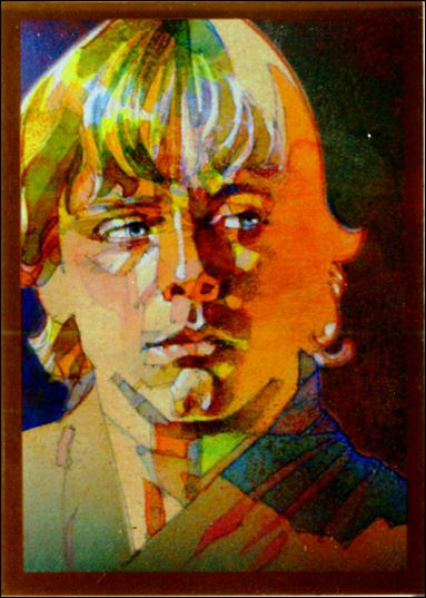Star Wars Galaxy: Series 7 (Foil Subset) card 9-B Luke Skywalker - Bronze Foil