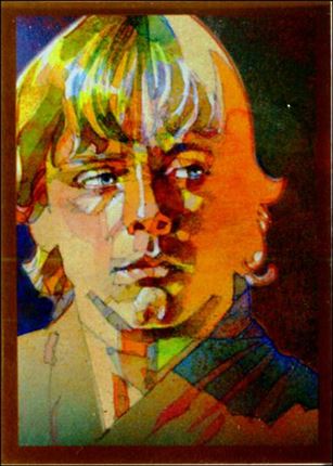 Star Wars Galaxy: Series 7 (Foil Subset) card 9-B Luke Skywalker - Bronze Foil