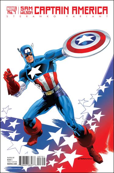 Captain America: Sam Wilson issue 7-B Jim Steranko 1:50 Cover