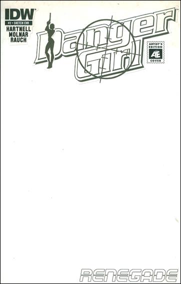 Danger Girl: Renegade issue 2-B Artist's Edition Blank/Sketch Cover