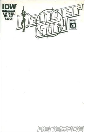 Danger Girl: Renegade issue 2-B Artist's Edition Blank/Sketch Cover